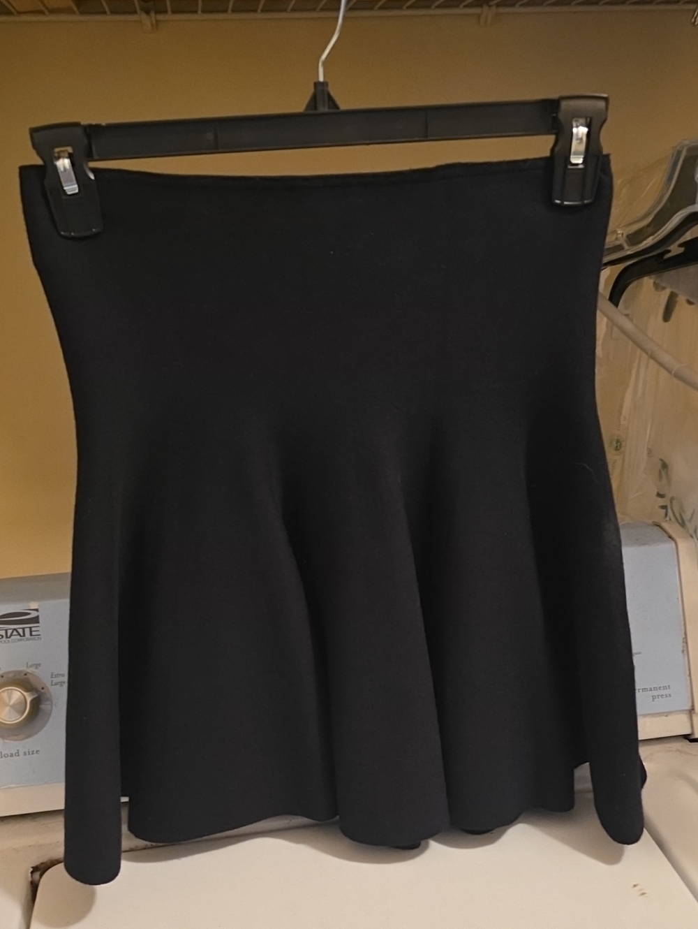 Stella Luce Black Flared Circle Skirt